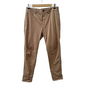 James Perse Standard Slim Twill Chino Pants 100% Cotton Tan Mens 26